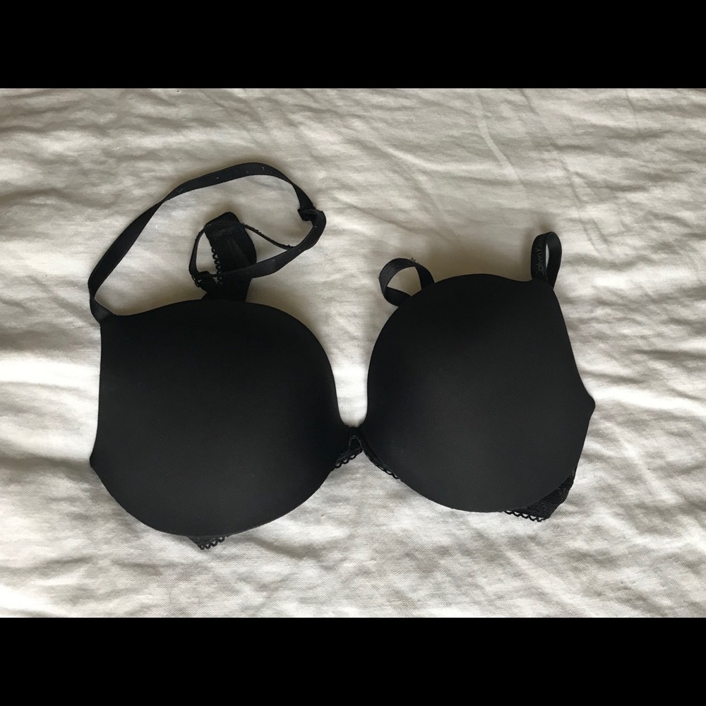 Black Calvin Klein Icon Perfect Push Up Bra